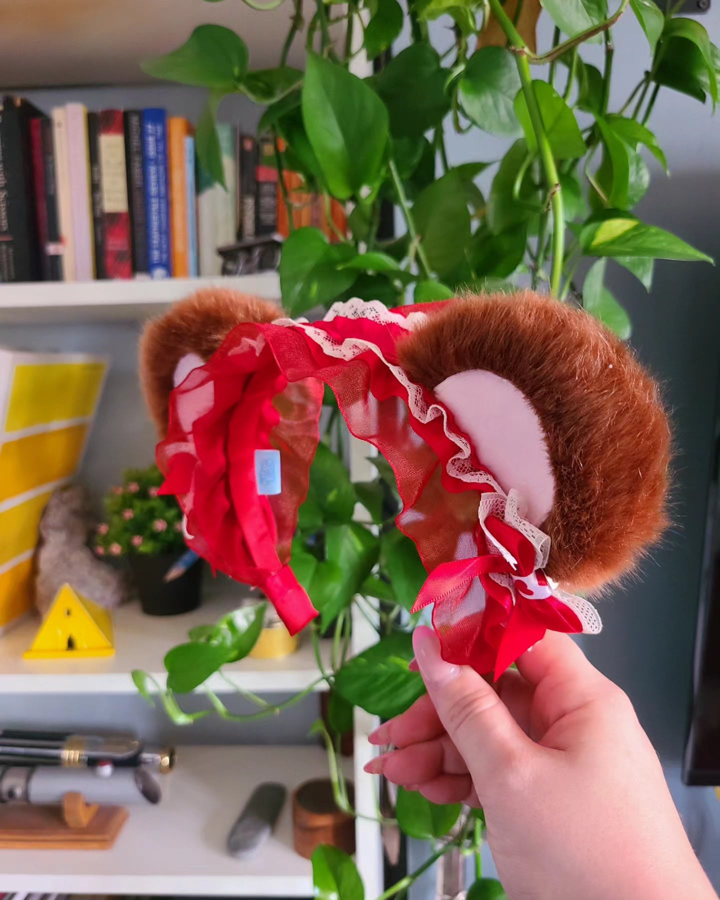 Plush bear ears
