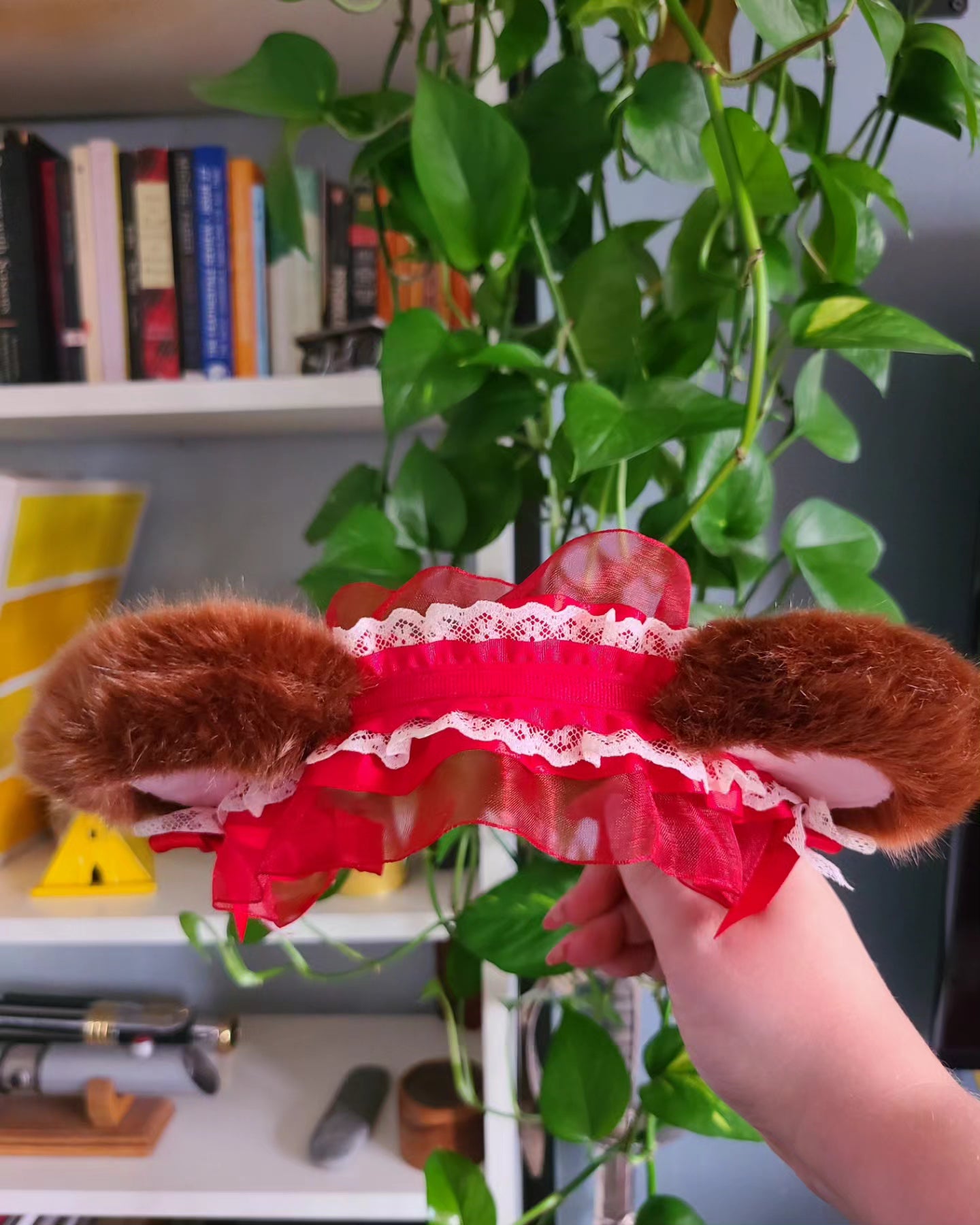Plush bear ears