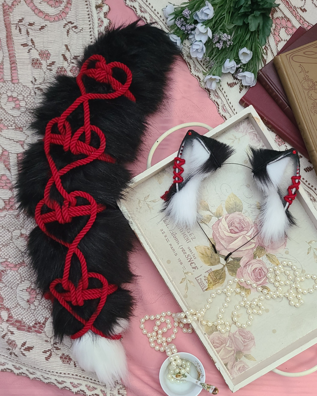 *** PRE ORDER *** Red Shibari Fox Set