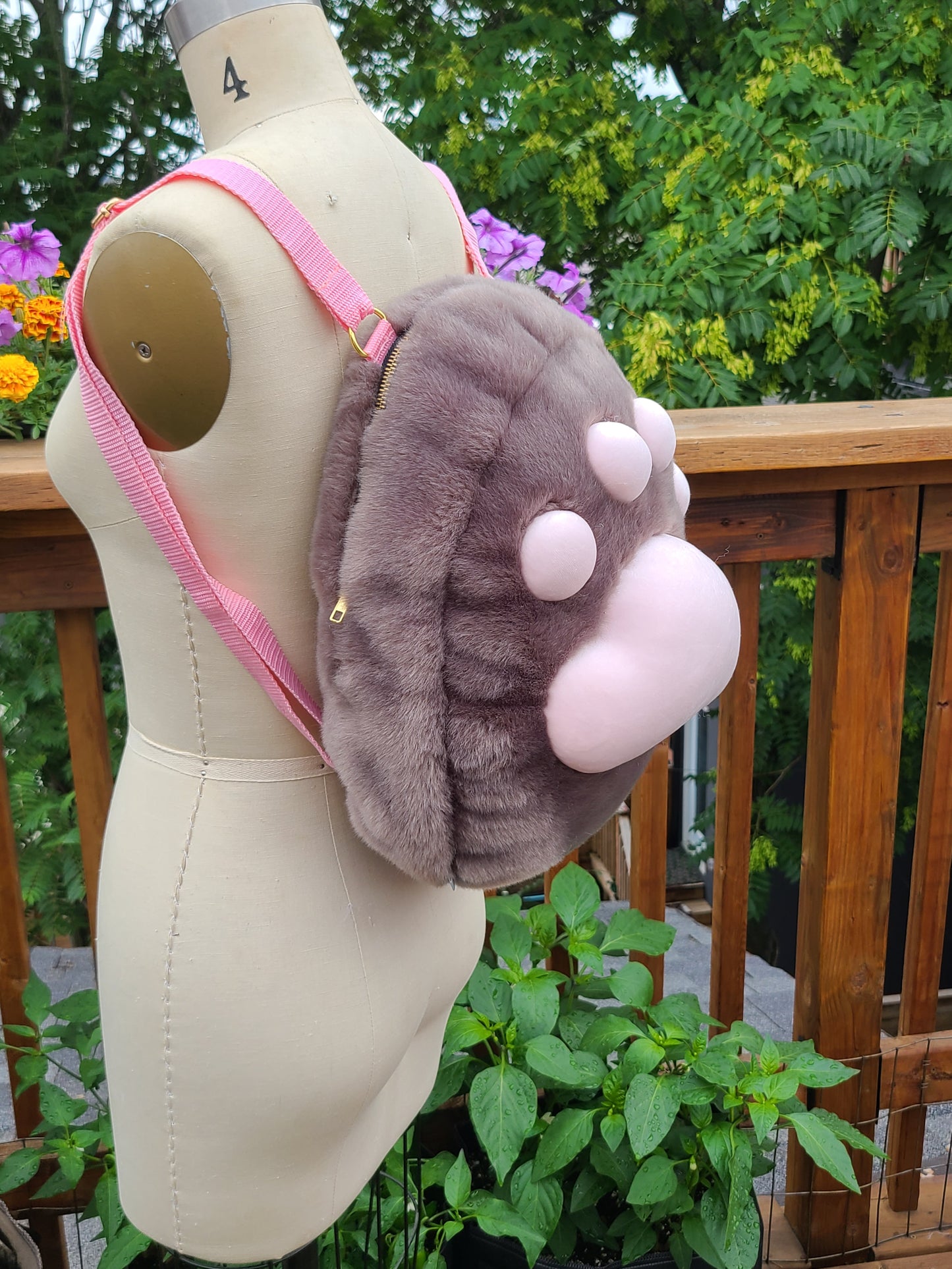 Charcoal Paw backpack