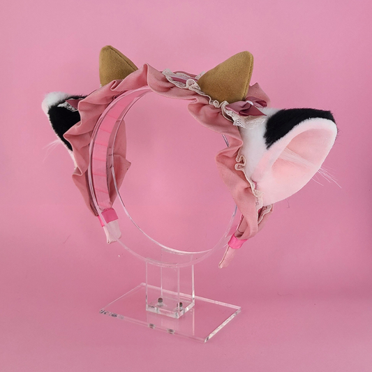 Plush cow ears - Pink