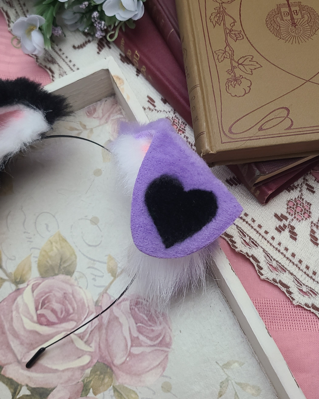 Black and Purple Puppy Love Set