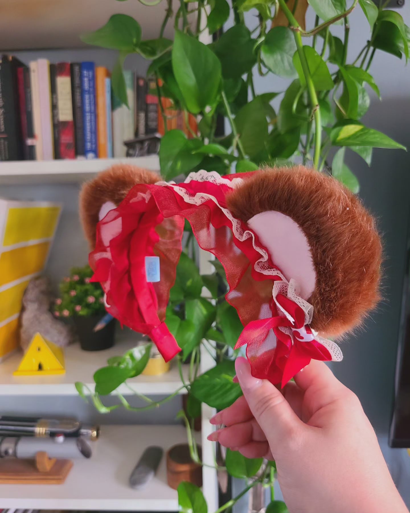 Plush bear ears