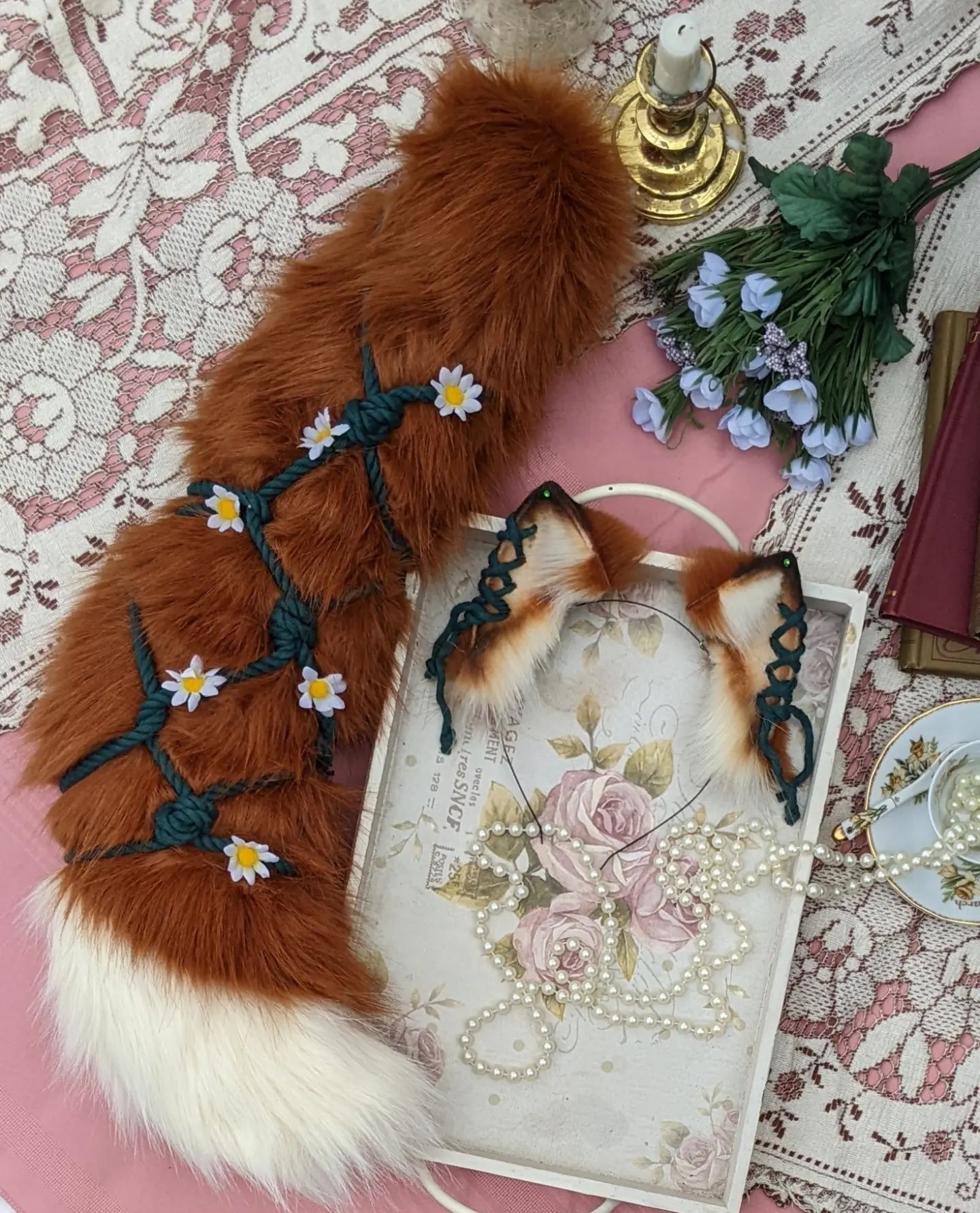 soft shibari fox set