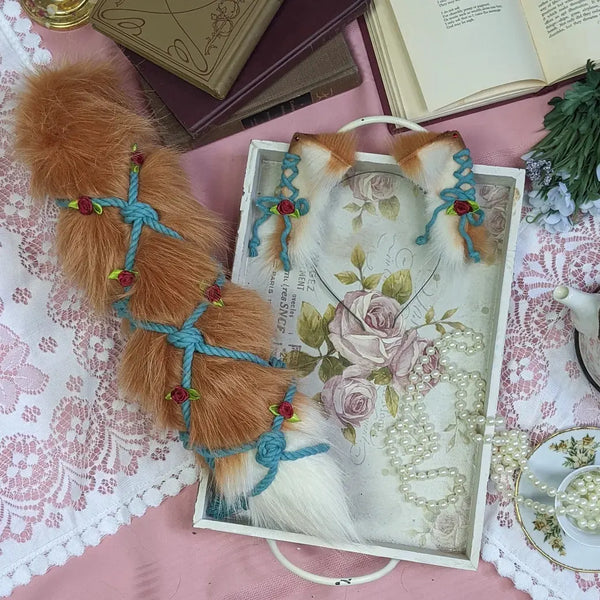 ginger soft shibari kitten set